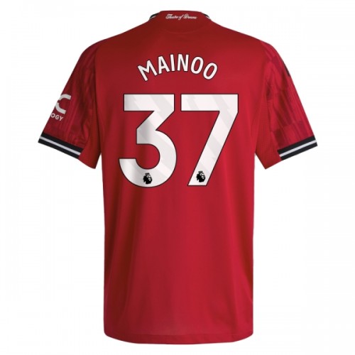 Jalkapallo Fanipaita Manchester United Mainoo 37 Kotipelipaita 2025-26 Jalkapallo Fanipaita Manchester United Mainoo 37 Kotipelipaita 2025-26
